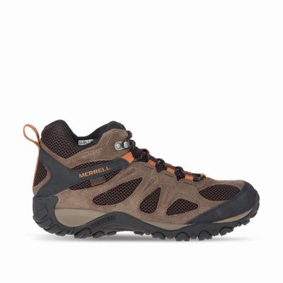 Merrell Yokota 2 Mid Waterproof Vandringskängor Herr MörkBruna (SE918632)